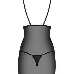 Obsessive Lucita - Verführerisches Negligé & String Set schwarz L/XL Obsessive Lucita - Verführerisches Negligé & String Set schwarz L/XL – Bild 4
