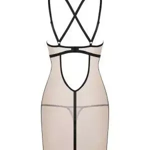 Obsessive Nadines Hemdchen und Tanga - reizvolle blaue Farbe mit sexy Leopardenprint braun S/M Obsessive Nadines Hemdchen und Tanga - reizvolle blaue Farbe mit sexy Leopardenprint braun S/M – Bild 5