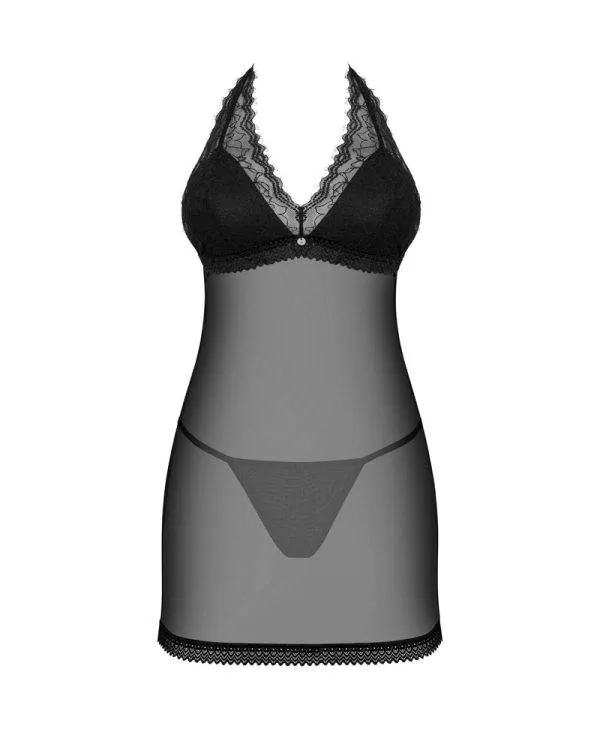Obsessive Medilla Kleid mit String schwarz XL/2XL
