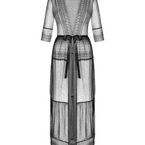 Obsessive Kimono Estiqua - Elegante Transparenz schwarz XL/2XL Obsessive Kimono Estiqua - Elegante Transparenz schwarz XL/2XL – Bild 3