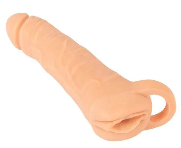 Nature Skin Extender Medium - Penisverlängerung & Vagina-Masturbator hautfarben hell Nature Skin Extender Medium - Penisverlängerung & Vagina-Masturbator hautfarben hell
