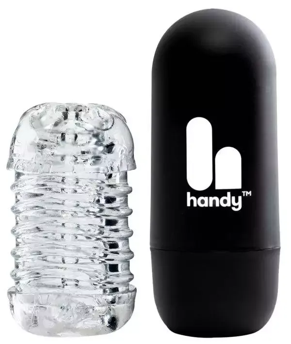 The Handy Dream Sleeve Lotus - Aufregend strukturiertes Ersatz-Sleeve für Masturbator transparent