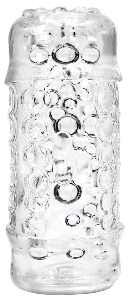 The Handy Mermaid Sleeve - Aufregend strukturiertes Ersatz-Sleeve für Masturbator transparent