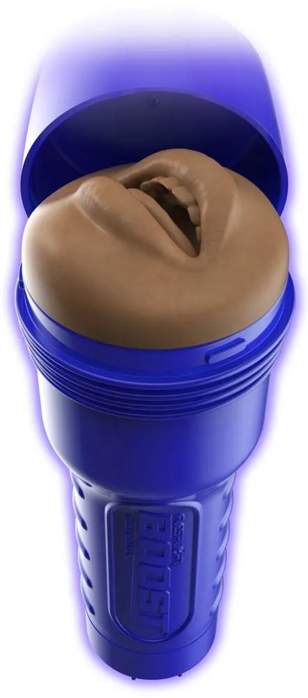 Fleshlight Boost Bang - Masturbator mit Saugkontrolle hautfarben dunkel