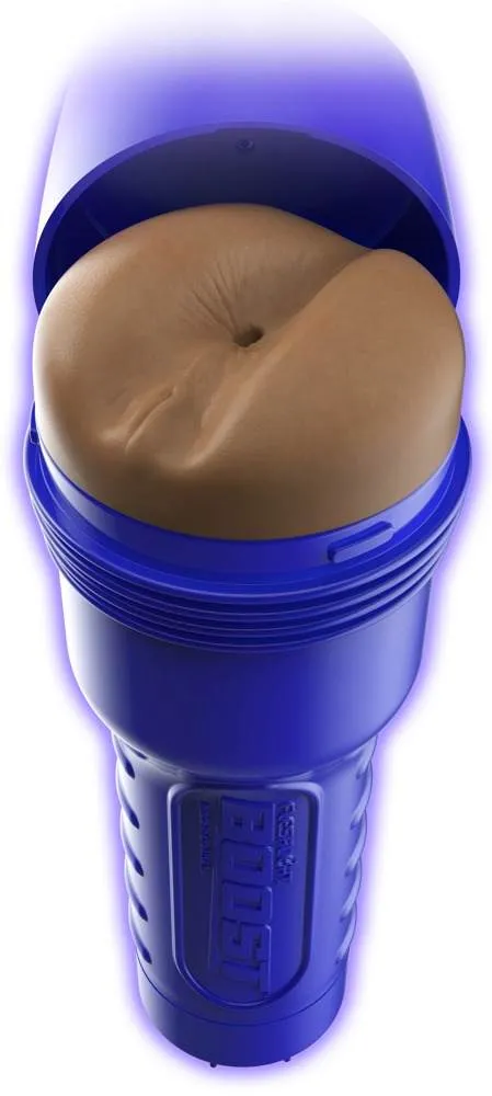 Fleshlight Boost Bang - Masturbator mit Saugkontrolle hautfarben dunkel