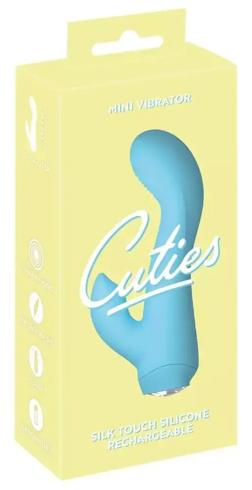 Cuties Mini Vibrator - Starke Vibration in 10 Modi blau