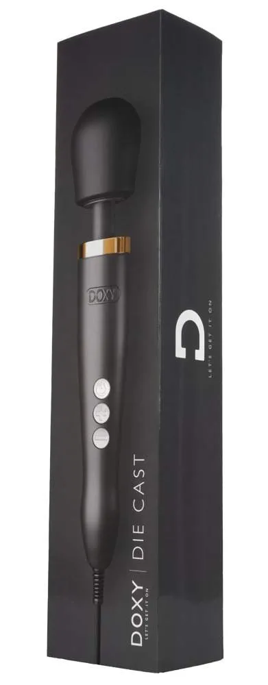 Doxy Kraftpaket - Massagestab mit Power-Vibration (3.000-9.000 U/min.) schwarz Doxy Kraftpaket - Massagestab mit Power-Vibration (3.000-9.000 U/min.) schwarz
