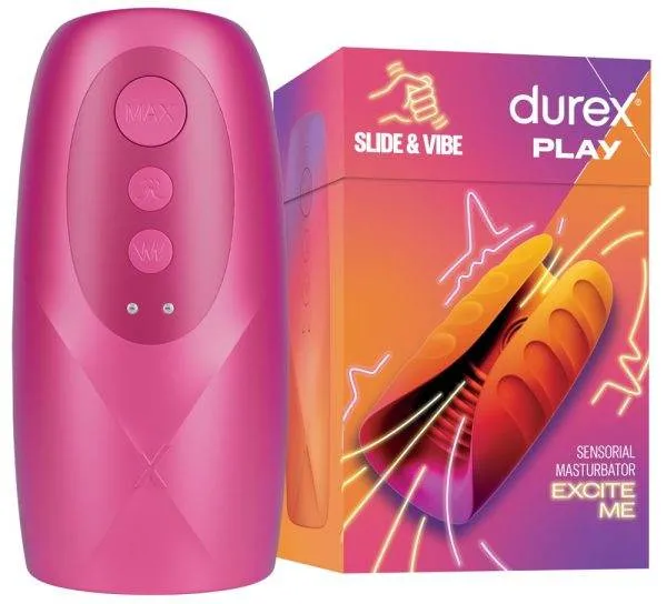 Durex Tease & Vibe - Minivibrator mit Bunny-Aufsatz pink