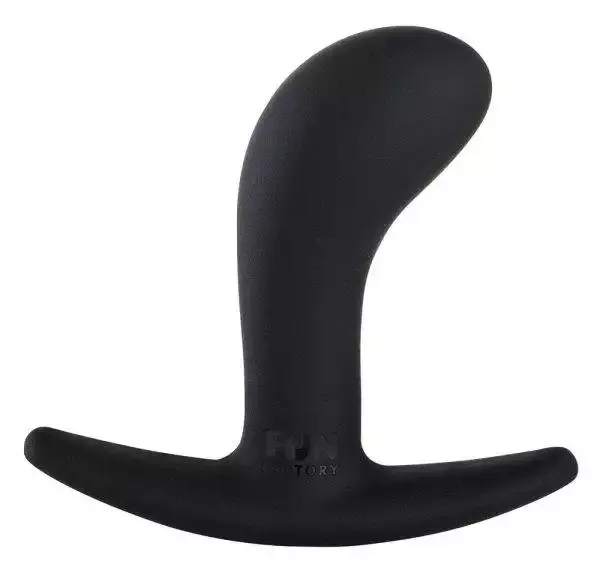AnalJoy Silikon Analplug - Größe S in Schwarz
