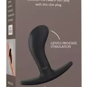 AnalJoy Silikon Analplug - Größe S in Schwarz AnalJoy Silikon Analplug - Größe S in Schwarz – Bild 4