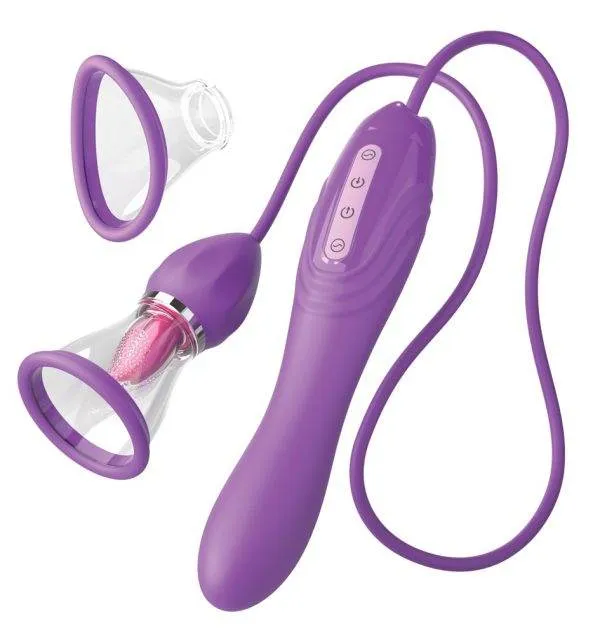 Fantasy For Her Ultimate Pleasure Max - Intim-Saugschale mit Leckzunge, Vibrator & Pumpschlauch Fantasy For Her Ultimate Pleasure Max - Intim-Saugschale mit Leckzunge, Vibrator & Pumpschlauch
