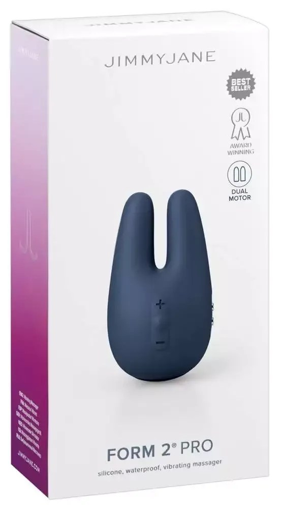 JimmyJane Form 2 Pro - Auflegevibrator - Silikon - Wasserdicht - Wiederaufladbar