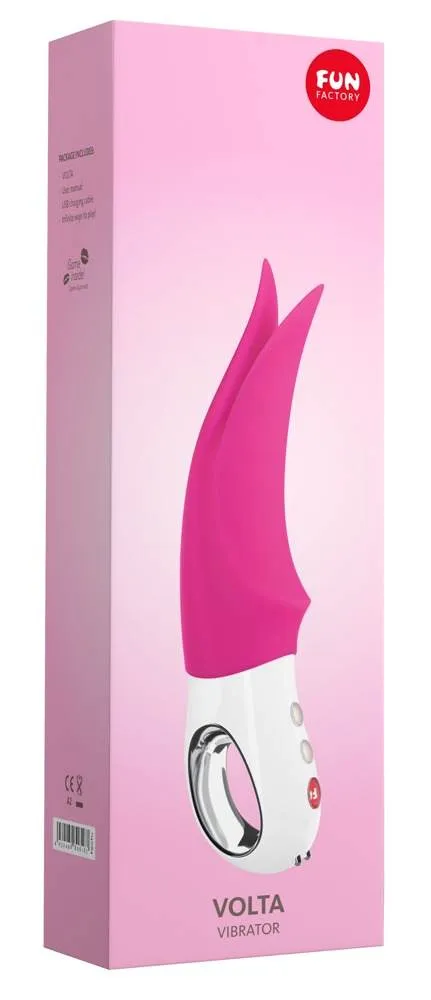 05927650000_verp Fun Factory Volta - Kraftvoller Vibrator mit flatternden Spitzen, wasserdicht, wiederaufladbar - schwarz