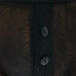 Svenjoyment Transparente Spitzen-Pants, Schwarz, Größe M Svenjoyment Transparente Spitzen-Pants, Schwarz, Größe M – Bild 5