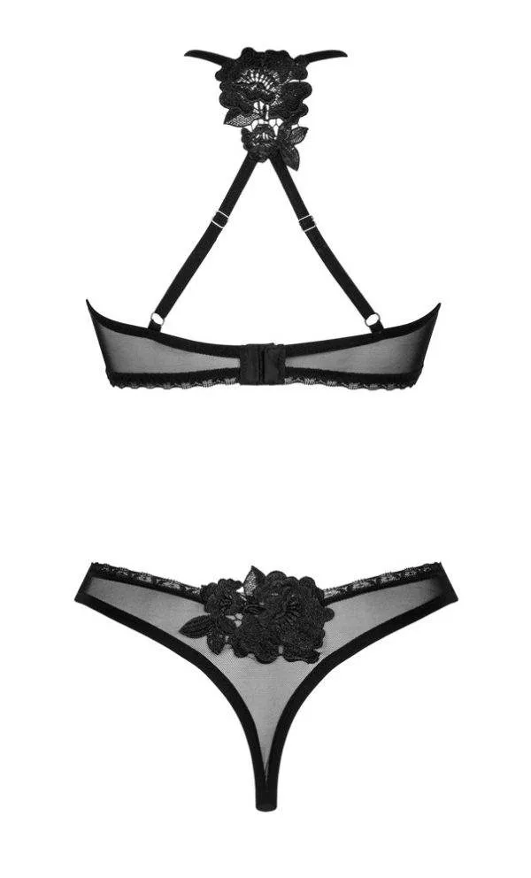 Obsessive Latinesa Soft-BH und Riostring Set - Schwarz Obsessive Latinesa Soft-BH und Riostring Set - Schwarz