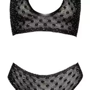 Cottelli FANTASY Strass-Ensemble, Größe S, Schwarz Cottelli FANTASY Strass-Ensemble, Größe S, Schwarz – Bild 5