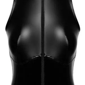 Noir Top Lack Powerwetlook Zip Schwarz Noir Top Lack Powerwetlook Zip Schwarz – Bild 4