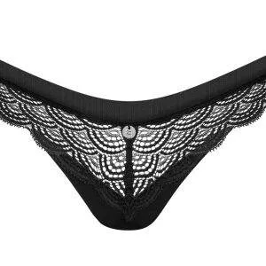 Obsessive Schwarzer Riostring Chemeris - Größe S, schwarz Obsessive Schwarzer Riostring Chemeris - Größe S, schwarz – Bild 4