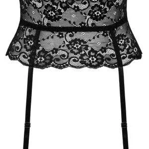 Cottelli LINGERIE - Spitzen Strapsgurt 16 cm, schwarz Cottelli LINGERIE - Spitzen Strapsgurt 16 cm, schwarz – Bild 4