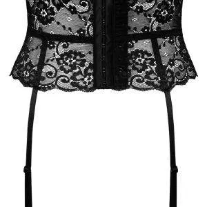 Cottelli LINGERIE - Spitzen Strapsgurt 16 cm, schwarz Cottelli LINGERIE - Spitzen Strapsgurt 16 cm, schwarz – Bild 5