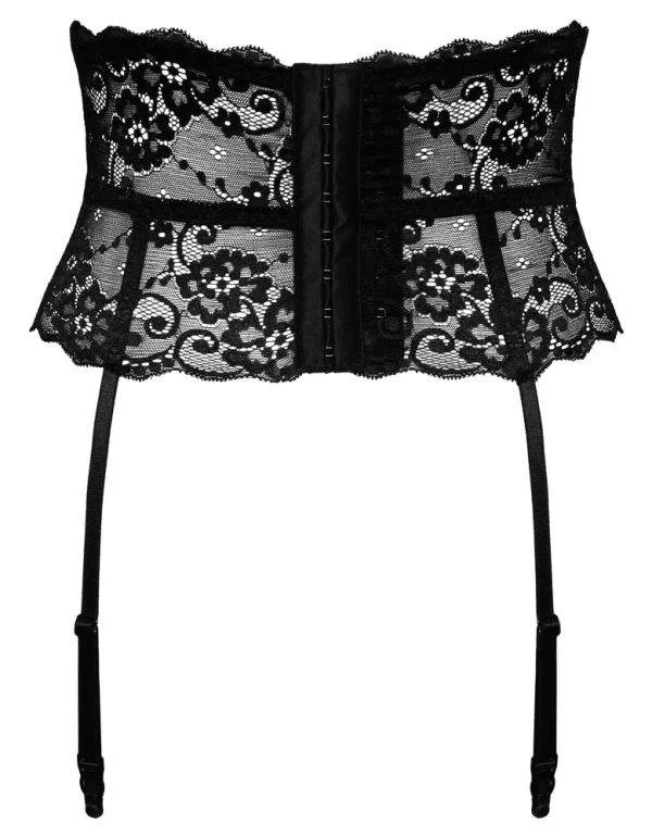 Cottelli LINGERIE - Spitzen Strapsgurt 16 cm, schwarz Cottelli LINGERIE - Spitzen Strapsgurt 16 cm, schwarz