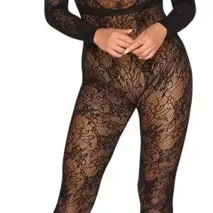 Cottelli FANTASY Langarm-Catsuit ouvert in Spitzenoptik Cottelli FANTASY Langarm-Catsuit ouvert in Spitzenoptik – Bild 2
