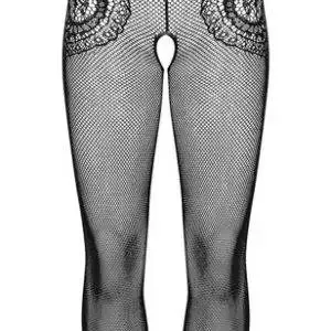 Obsessive G335 Hochelastischer Catsuit ouvert in Schwarz Obsessive G335 Hochelastischer Catsuit ouvert in Schwarz – Bild 5