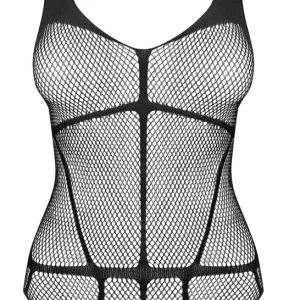 Obsessive Schwarzer Body ouvert mit Harness-Optik Obsessive Schwarzer Body ouvert mit Harness-Optik – Bild 3