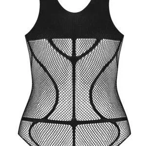 Obsessive Schwarzer Body ouvert mit Harness-Optik Obsessive Schwarzer Body ouvert mit Harness-Optik – Bild 4
