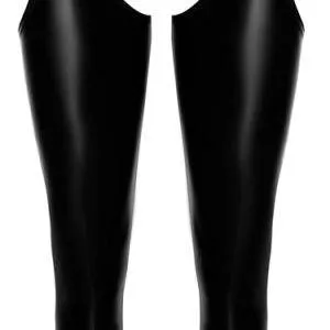 Noir Chaps Powerwetlook schwarz - Größe S/M - Po-frei & komplett offen im Schritt Noir Chaps Powerwetlook schwarz - Größe S/M - Po-frei & komplett offen im Schritt – Bild 4