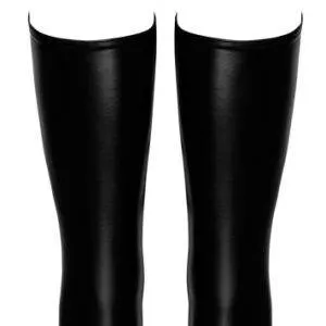 Noir Chaps Powerwetlook schwarz - Größe S/M - Po-frei & komplett offen im Schritt Noir Chaps Powerwetlook schwarz - Größe S/M - Po-frei & komplett offen im Schritt – Bild 5