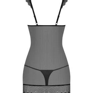 Dresscode Verführung Chemise Set, Schwarz Dresscode Verführung Chemise Set, Schwarz – Bild 4