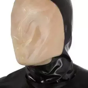 Latex Vakuum-Maske mit erweitertem Gesichtsfeld Latex Vakuum-Maske mit erweitertem Gesichtsfeld – Bild 4