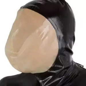 Latex Vakuum-Maske mit erweitertem Gesichtsfeld Latex Vakuum-Maske mit erweitertem Gesichtsfeld – Bild 5