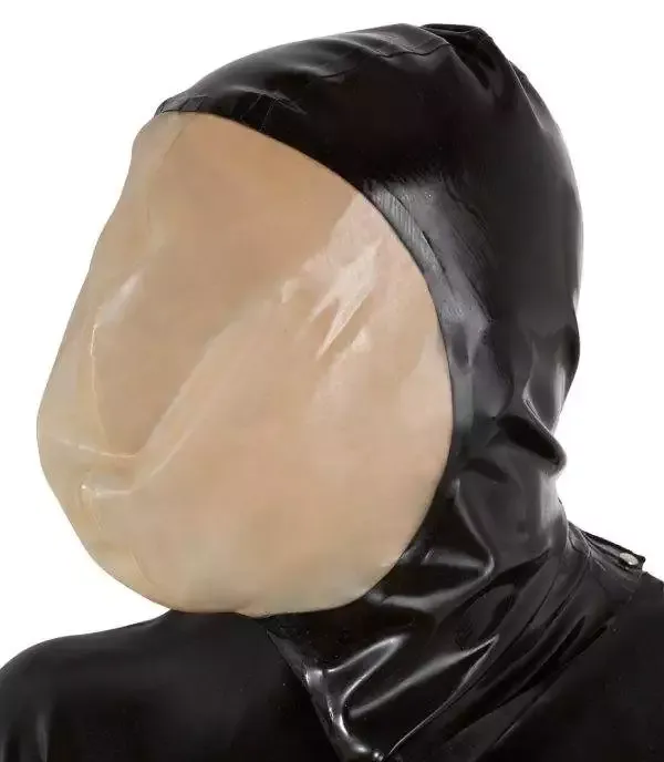 Latex Vakuum-Maske mit erweitertem Gesichtsfeld Latex Vakuum-Maske mit erweitertem Gesichtsfeld