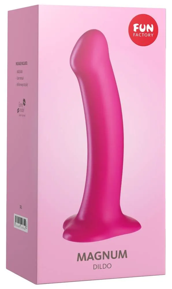 Fun Factory Magnum Silikon Dildo 18 cm, Schwarz