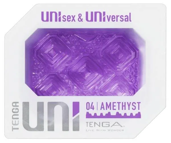 50044030000_verp Tenga UNI Amethyst - Masturbator Sleeve & Fingerhülle, Größe: UNI, Farbe: violett