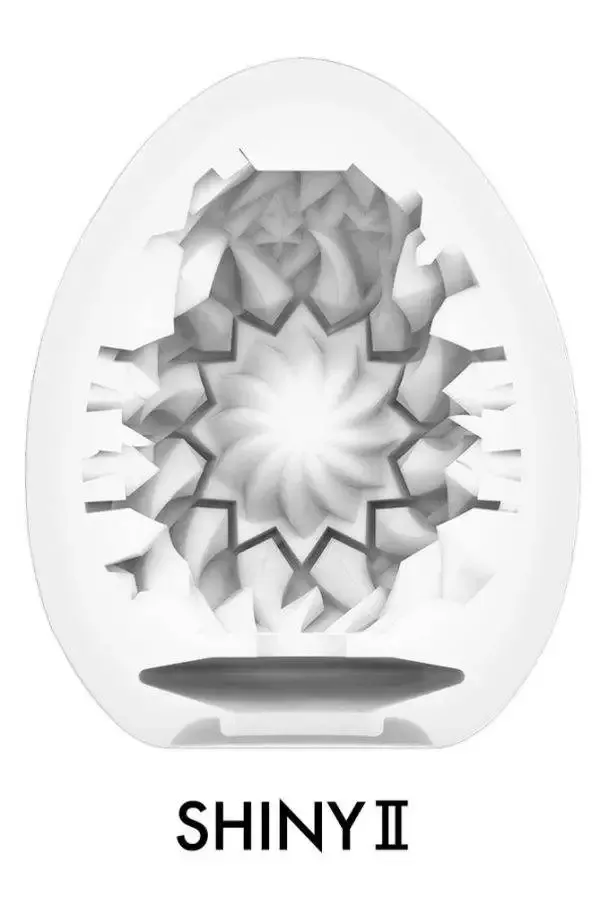 Tenga Masturbator Egg Shiny II Stronger, 7 cm, schwarz Tenga Masturbator Egg Shiny II Stronger, 7 cm, schwarz