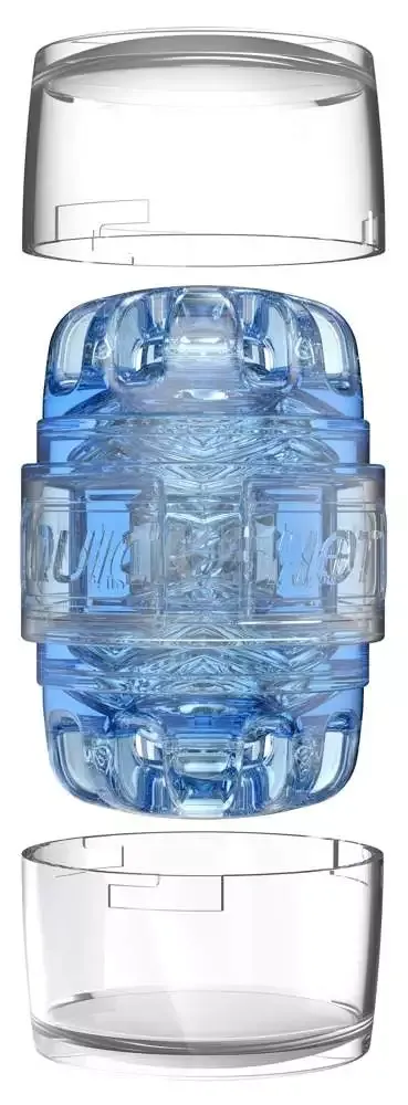 Fleshlight Quickshot Turbo - Transparenter Masturbator mit Turbo Tech Struktur