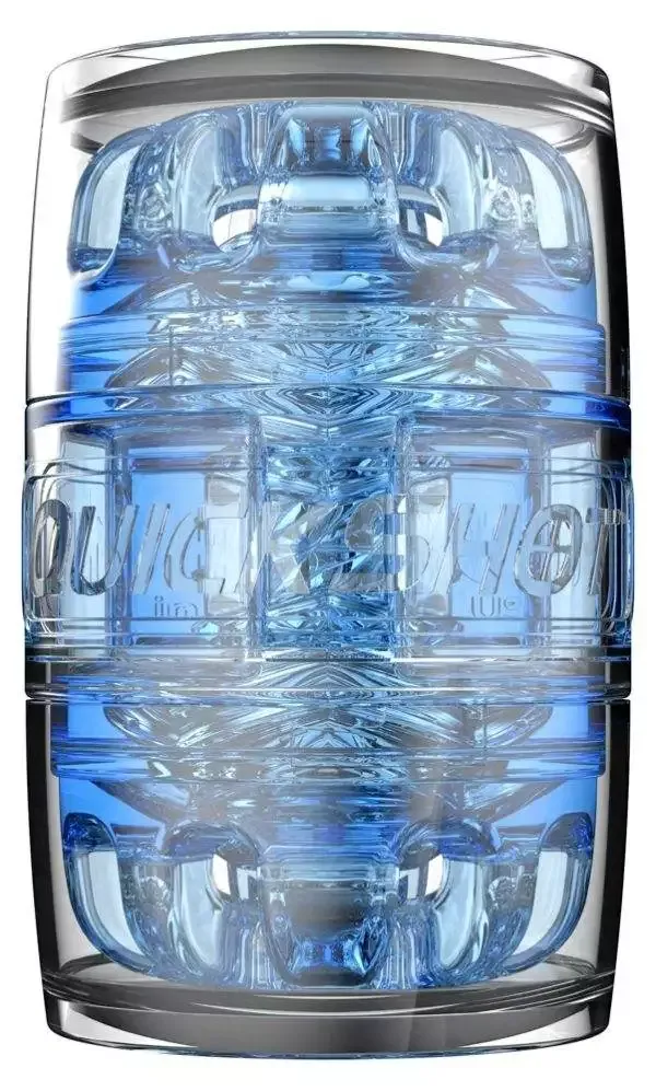 Fleshlight Quickshot Turbo - Transparenter Masturbator mit Turbo Tech Struktur