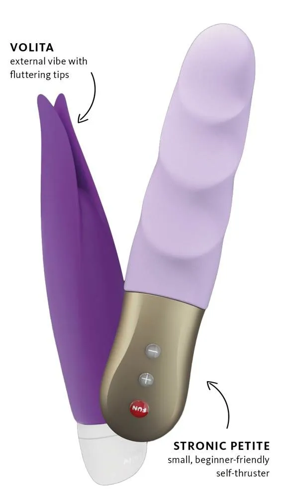 Fun Factory Toy-Set All About Your Clit - Premium-Toys Volita & Stronic Petite Fun Factory Toy-Set All About Your Clit - Premium-Toys Volita & Stronic Petite