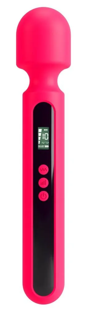 You2Toys Pink Sunset Wand Vibrator - Digital Display - 10 Vibrationsmodi - 4 Intensitäten