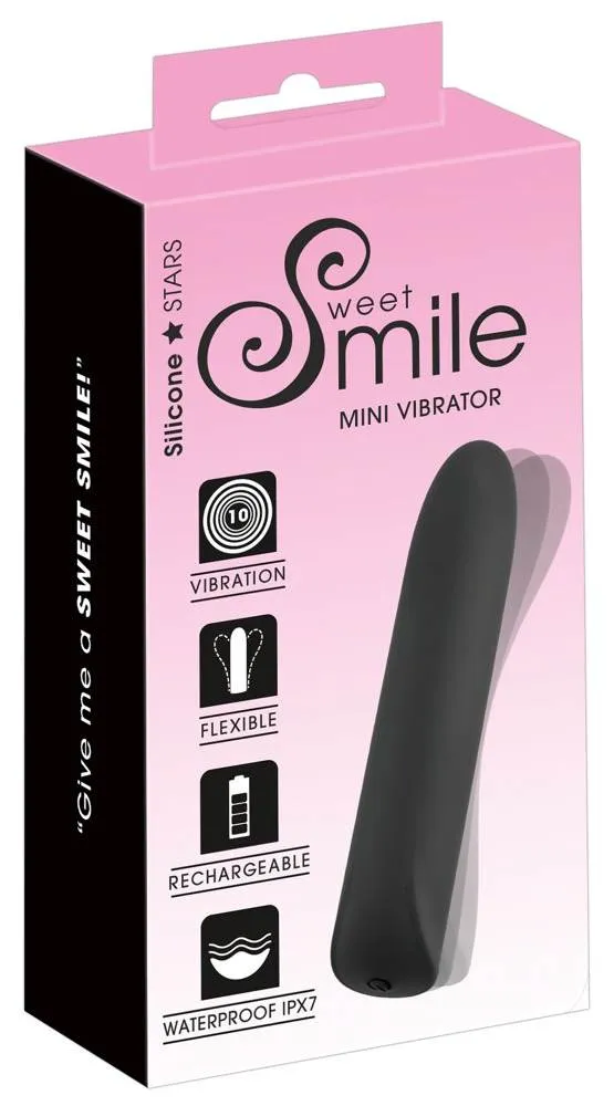 54025650000_verp Sweet Smile Mini Vibrator - Silikon, kraftvoll & kompakt, wasserdicht, 10 Vibrationsmodi