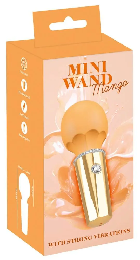 54028670000_verp You2Toys Mini Wand Mango - Massagestab mit 10 Vibrationsmodi, wiederaufladbar, Sorbet-Farbe