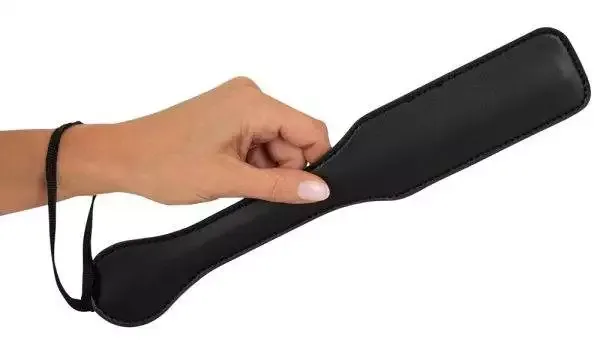 Magic Shiver Schlagpaddel Schwarz Lederimitat 32 cm