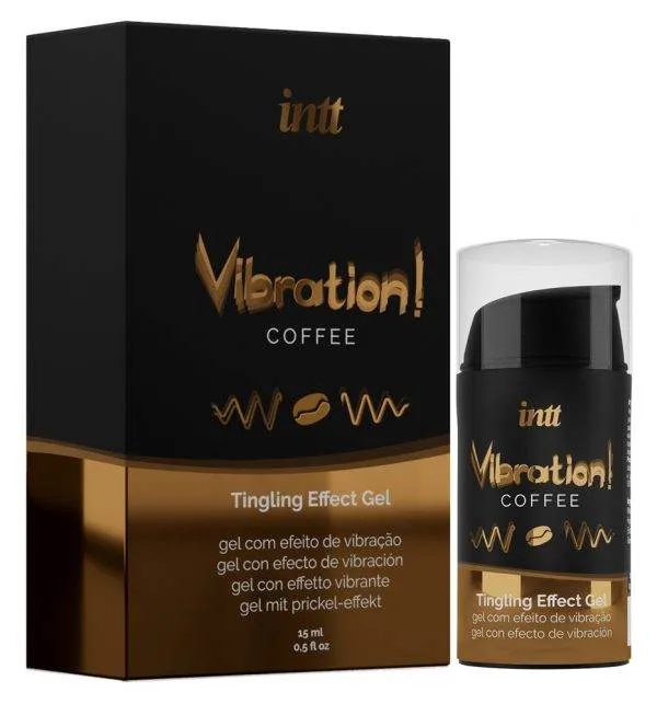 Intt Vibration Coffee Gel 15 ml, Kaffeearoma - Amazonasregion - Tingling Effect