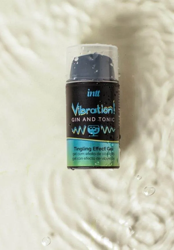 Intt Tingling Effect Gel Vibration Gin and Tonic 15ml Intt Tingling Effect Gel Vibration Gin and Tonic 15ml