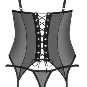 Obsessive Donarella 3-teiliges Dessous-Set, Größe S/M, Schwarz Obsessive Donarella 3-teiliges Dessous-Set, Größe S/M, Schwarz – Bild 5
