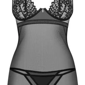 Obsessive Donarella - Erotik Set in Schwarz, Größe XXL Obsessive Donarella - Erotik Set in Schwarz, Größe XXL – Bild 3