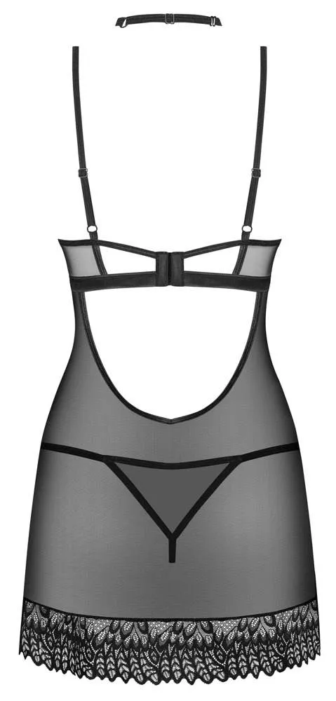 Obsessive Donarella - Erotik Set in Schwarz, Größe XXL Obsessive Donarella - Erotik Set in Schwarz, Größe XXL